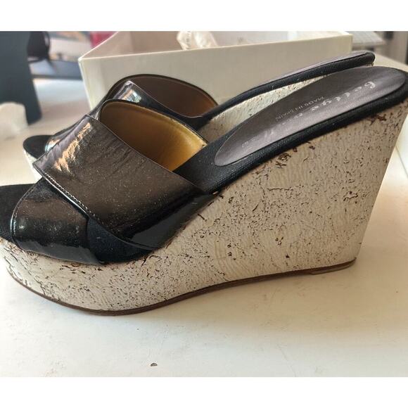 Bettye Mueller Wedges Size 9 Retails $195 - Picture 1 of 3